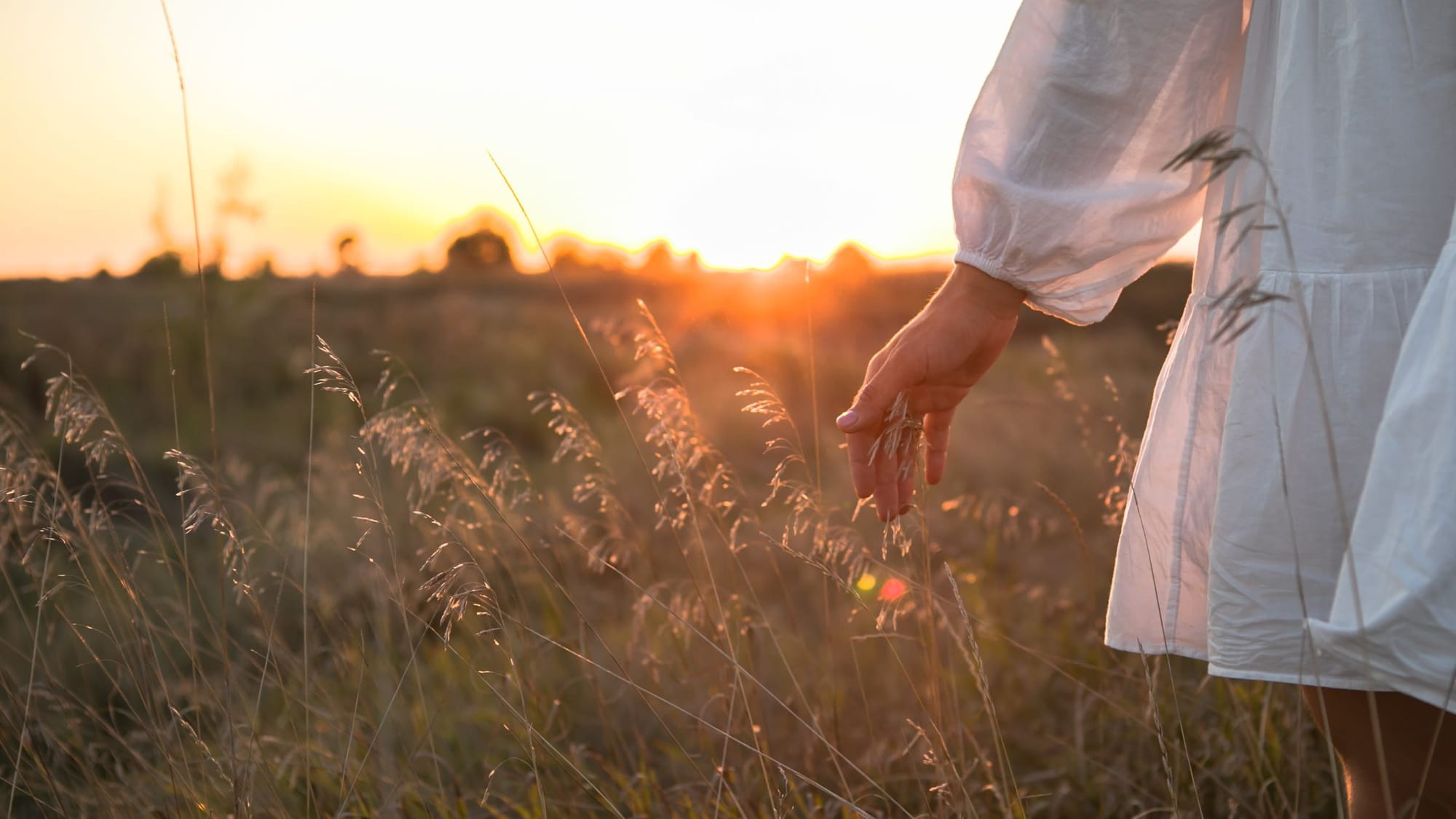 a woman wandering in meadow - Holistic Healing In German New Medicine - SageSistas